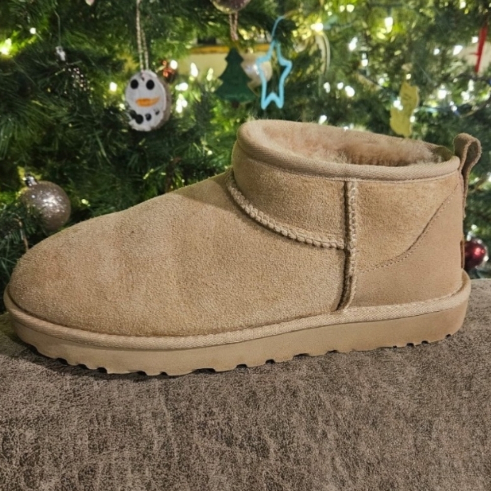 UGG Tan Ankle Boots - Picture 3 of 4